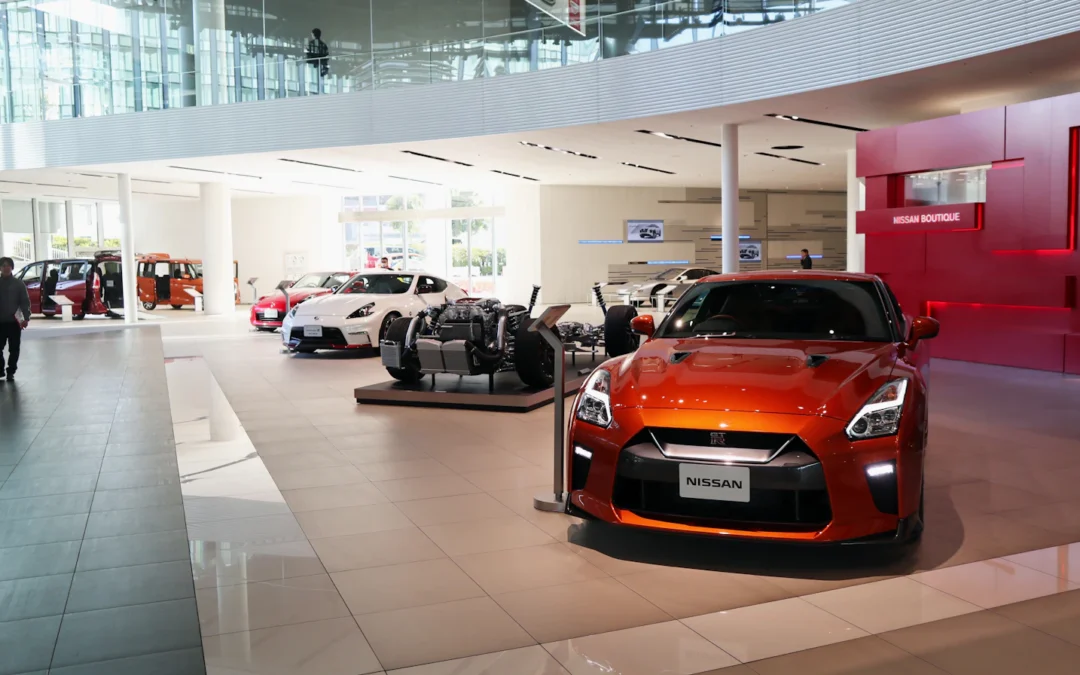 Autobedrijf met showroom