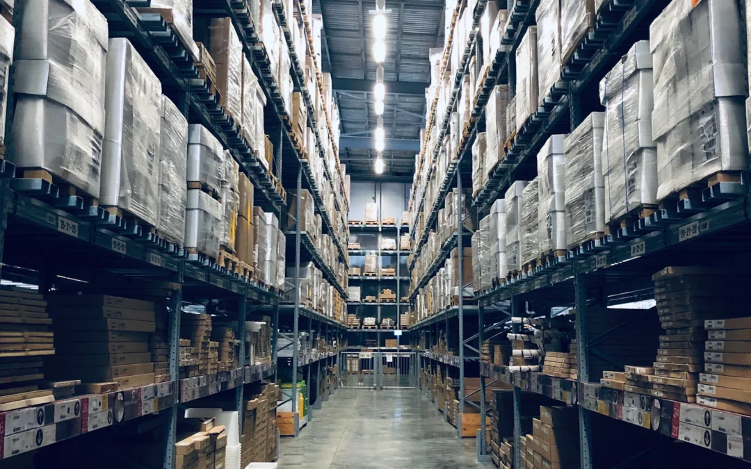 Distributiecentrum langs de snelweg
