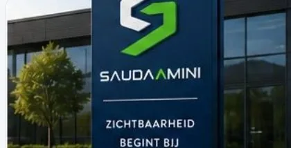 Conceptweergave: vrijstaande reclamezuil